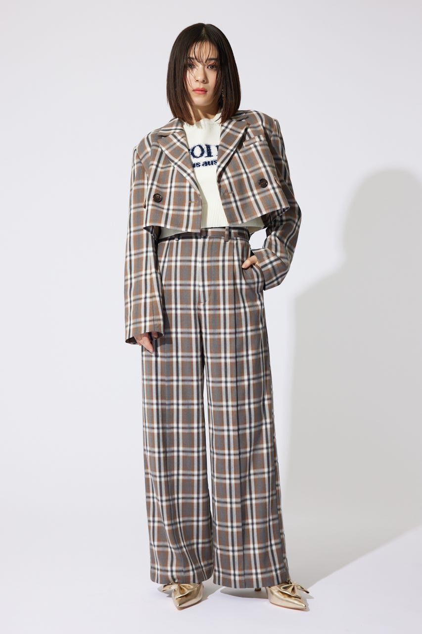 rienda「ダブルテーラードショートジャケット」|その他|