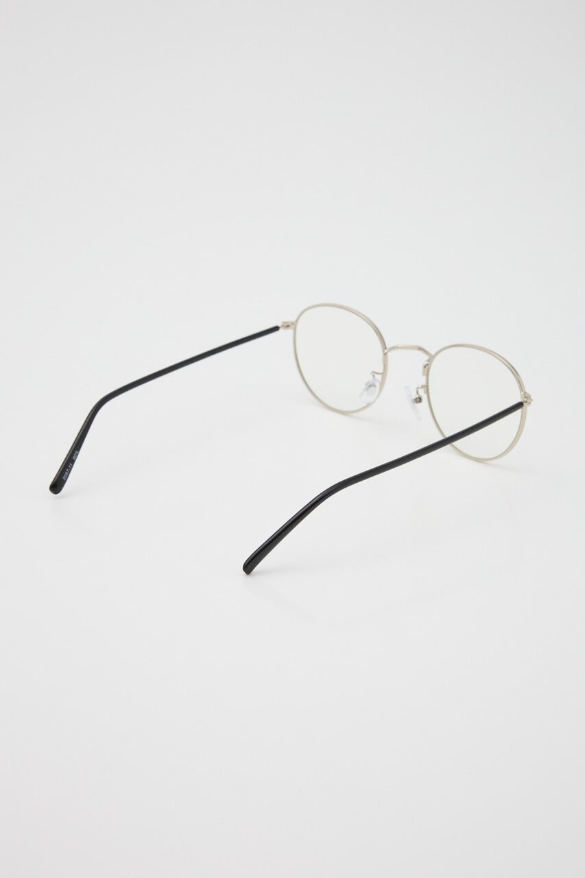 rienda「シルバーフレームラウンドアイウェア」|メガネ|