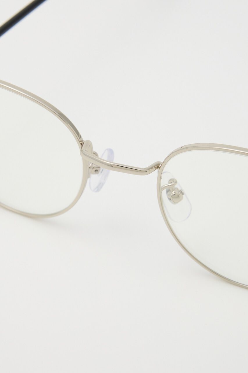 rienda「シルバーフレームラウンドアイウェア」|メガネ|