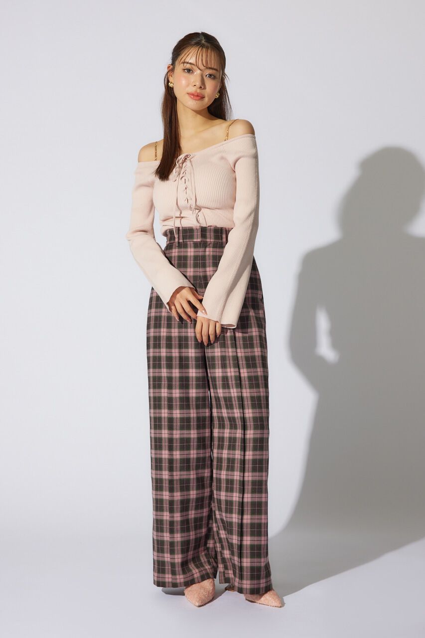 rienda「manywayオフショルニットトップス」|ニット・セーター|