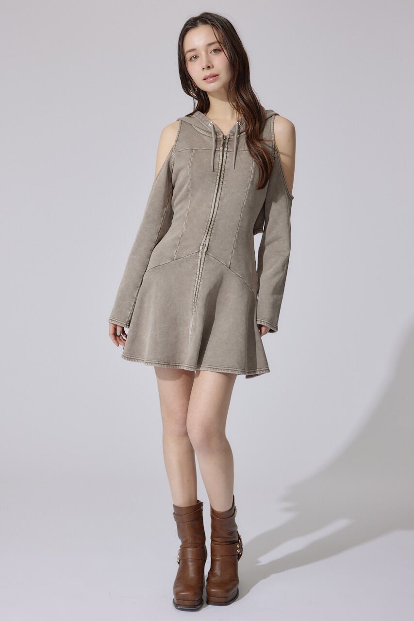 rienda「フードマーメイドワンピース」|ワンピース|