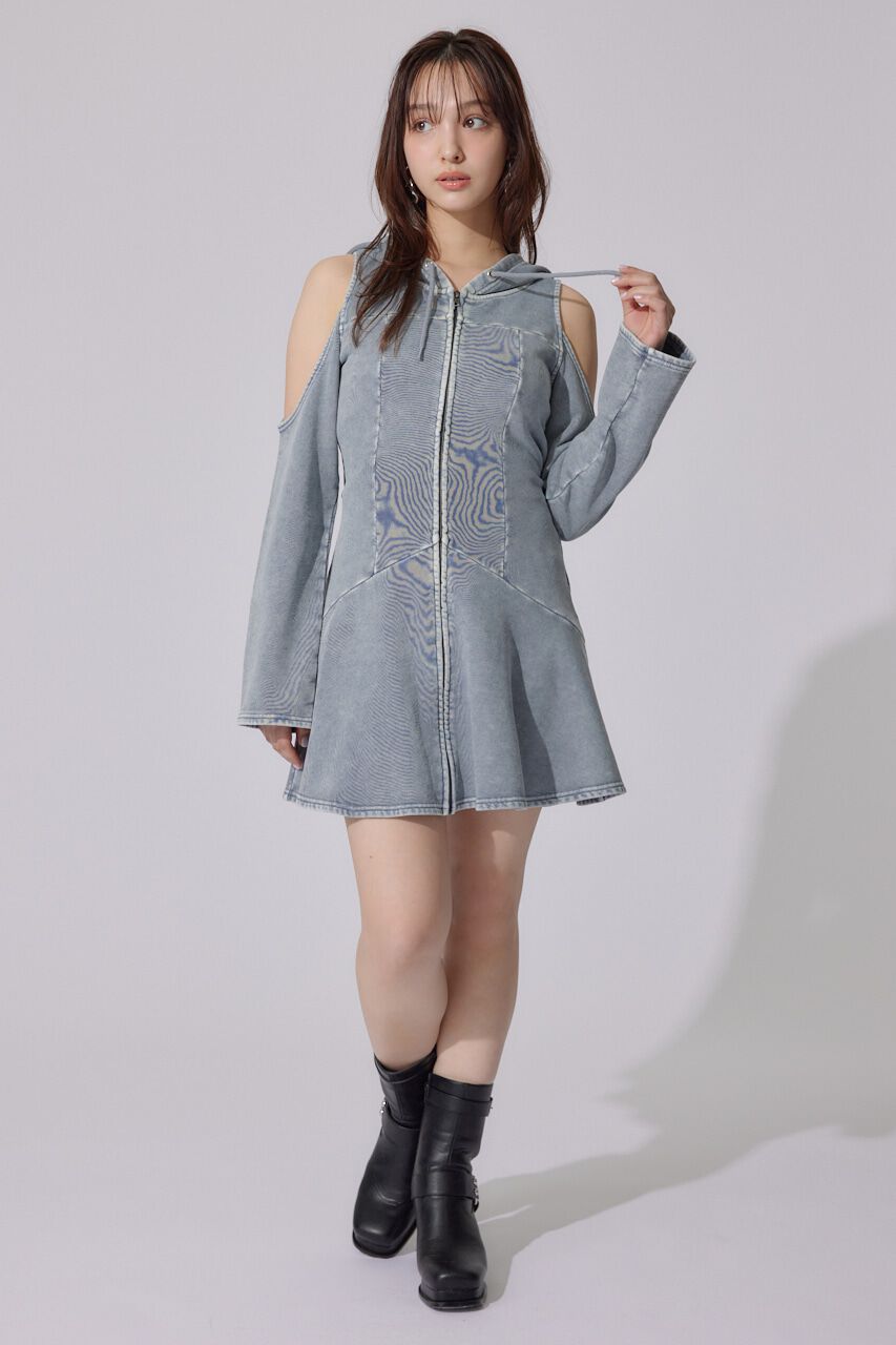 rienda「フードマーメイドワンピース」|ワンピース|