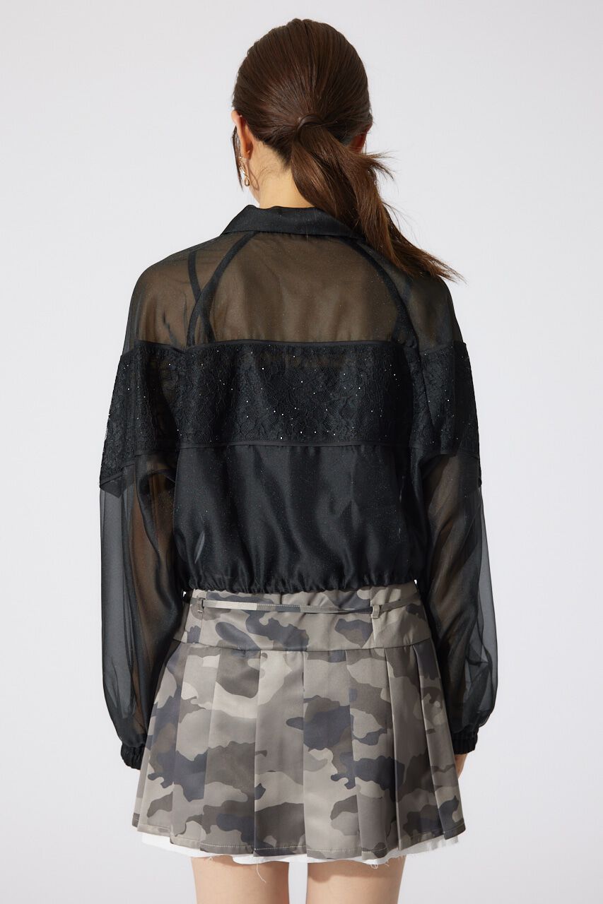 rienda「レースコンビシアーブルゾン」|ブルゾン・スタジャン|