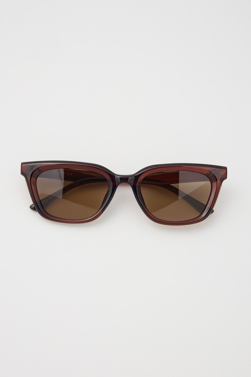 rienda「シャープキャットアイウェア」|メガネ|BRN