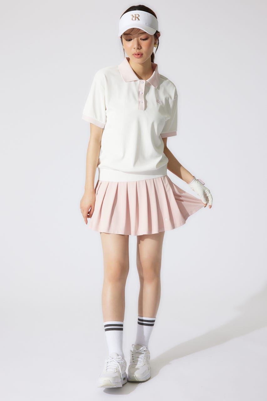 rienda「RDバイカラールーズポロシャツ」|シャツ・ブラウス|