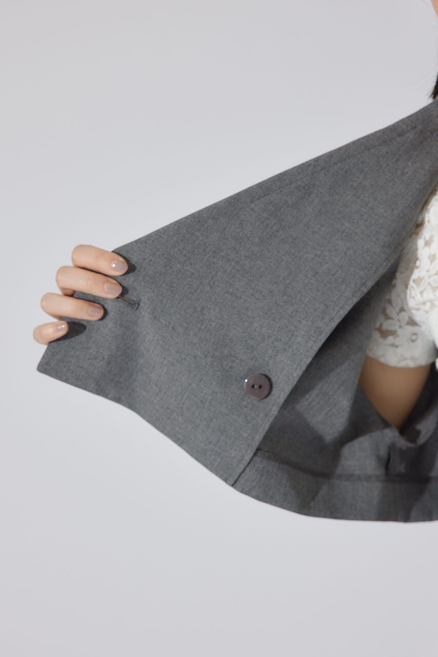 rienda「リネンライククロップドハーフスリーブジャケット」|その他|