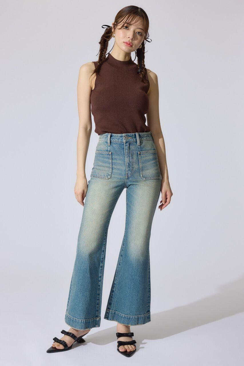 rienda「ウォッシャブルリブタンクトップ」|ニット・セーター|