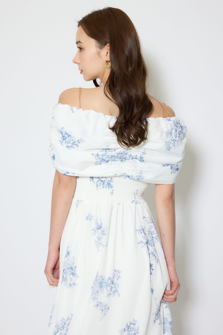 rienda「フロントビッグリボンフレアワンピース」|ワンピース|