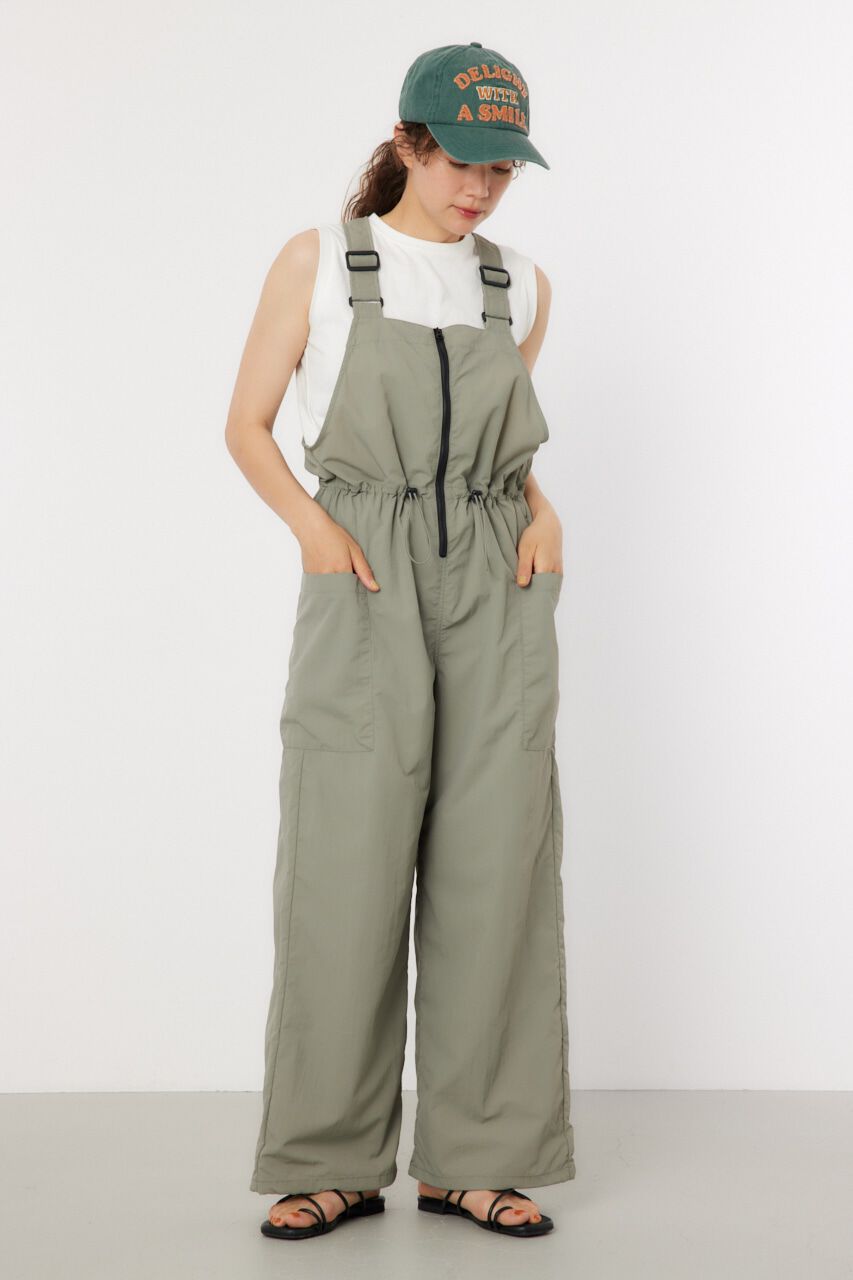 RODEO CROWNS「ウエストシャーリング ナイロンサロペット」|その他|