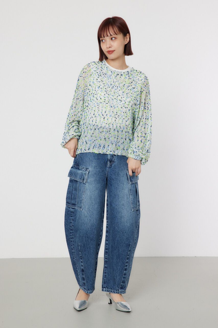 RODEO CROWNS「2WAYシアーネップニット」|ニット・セーター|