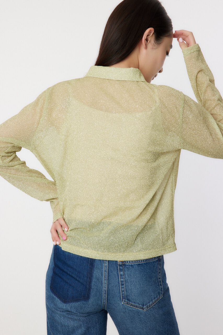 RODEO CROWNS「ラメシアーシャツ」|シャツ・ブラウス|