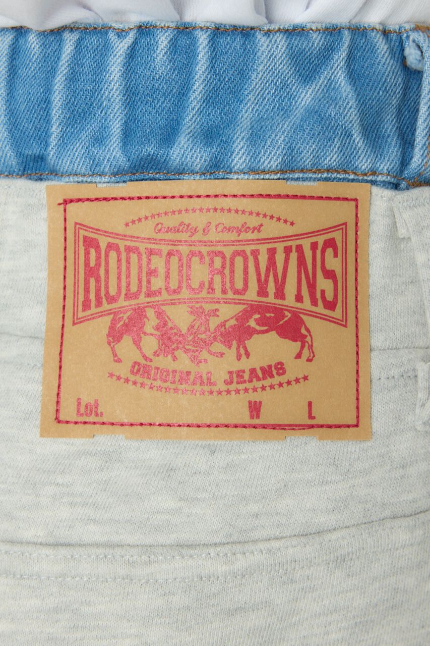 RODEO CROWNS「デニムウエスト スウェットワイドパンツ」|その他|