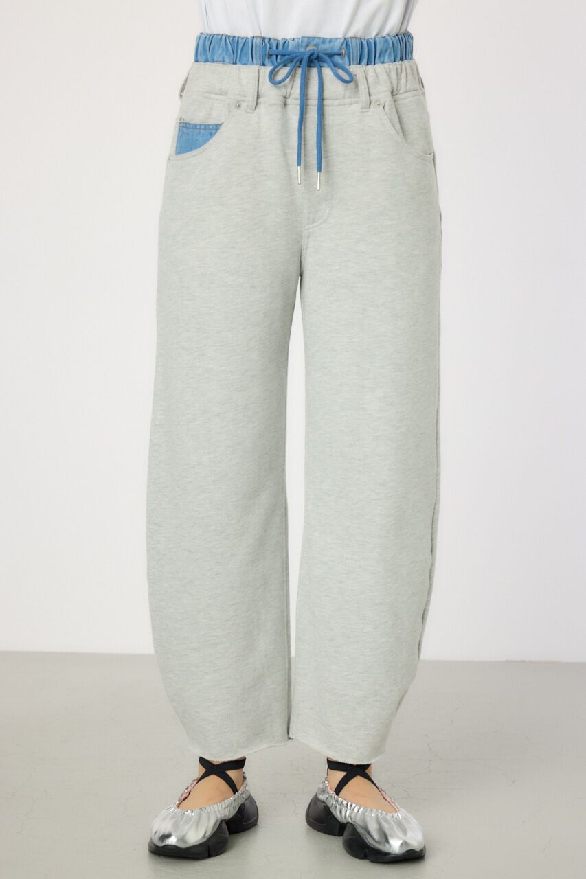 RODEO CROWNS「デニムウエスト スウェットワイドパンツ」|その他|