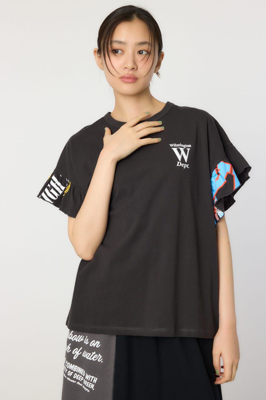 RODEO CROWNS「カスタムリメイクフリルアームトップス」|Tシャツ・カットソー|C.GRY