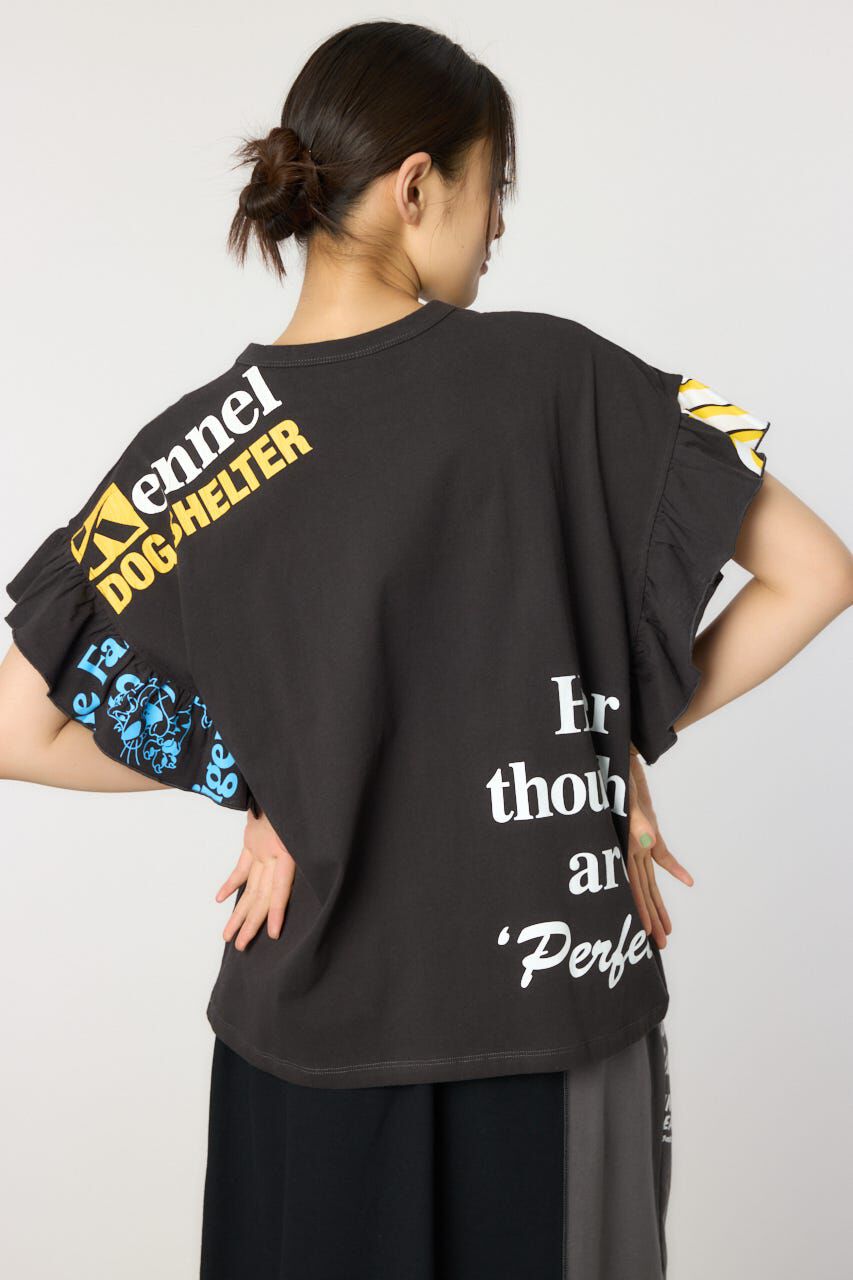 RODEO CROWNS「カスタムリメイクフリルアームトップス」|Tシャツ・カットソー|