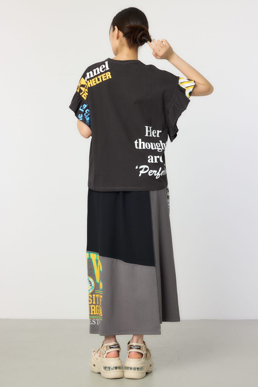 RODEO CROWNS「カスタムリメイクフリルアームトップス」|Tシャツ・カットソー|