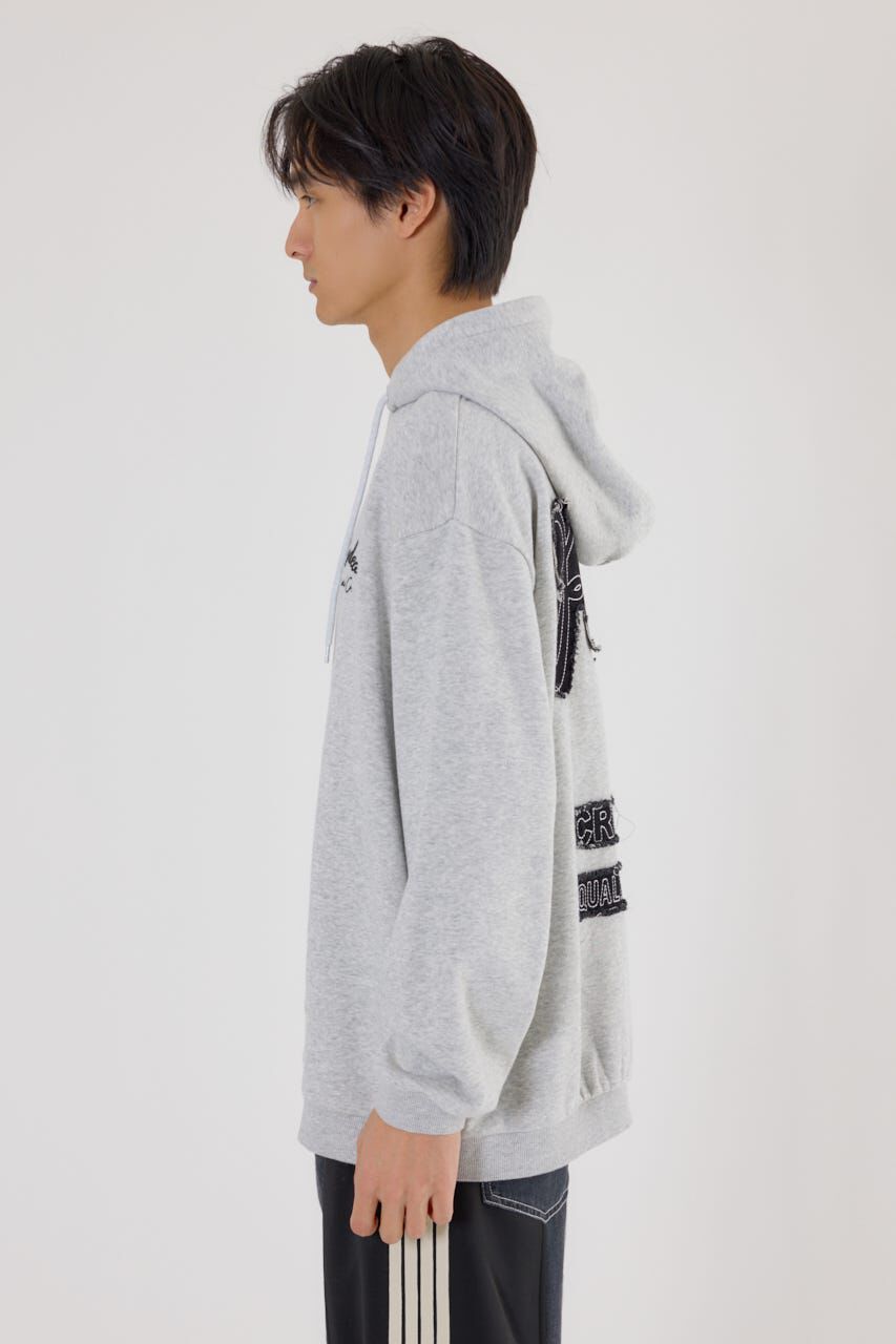 RODEO CROWNS「メンズロゴデニムパッチフーディー」|パーカー|