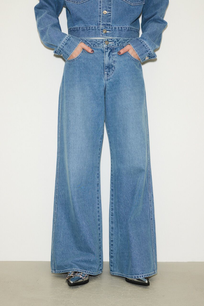 SLY「L／W LOOSE LEG PT-C」|デニム|