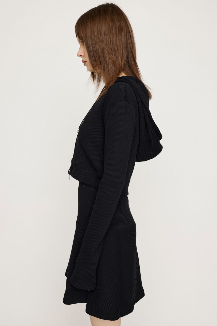 SLY「CROPPED HOODIE FLARE SK 2P」|ワンピース|