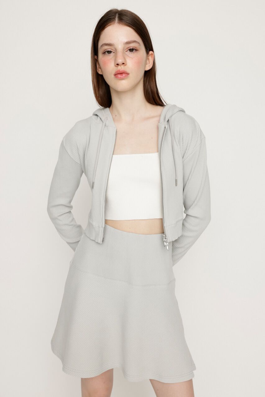 SLY「CROPPED HOODIE FLARE SK 2P」|ワンピース|