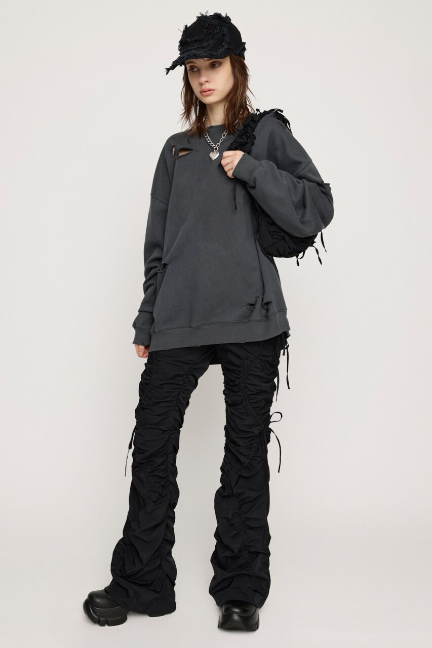 SLY「RIBBON GATHER FLARE パンツ」|その他|