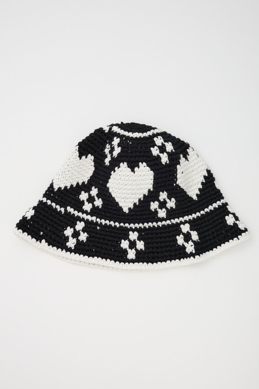 SLY「HEART KNIT BUCKET ハット」|その他|