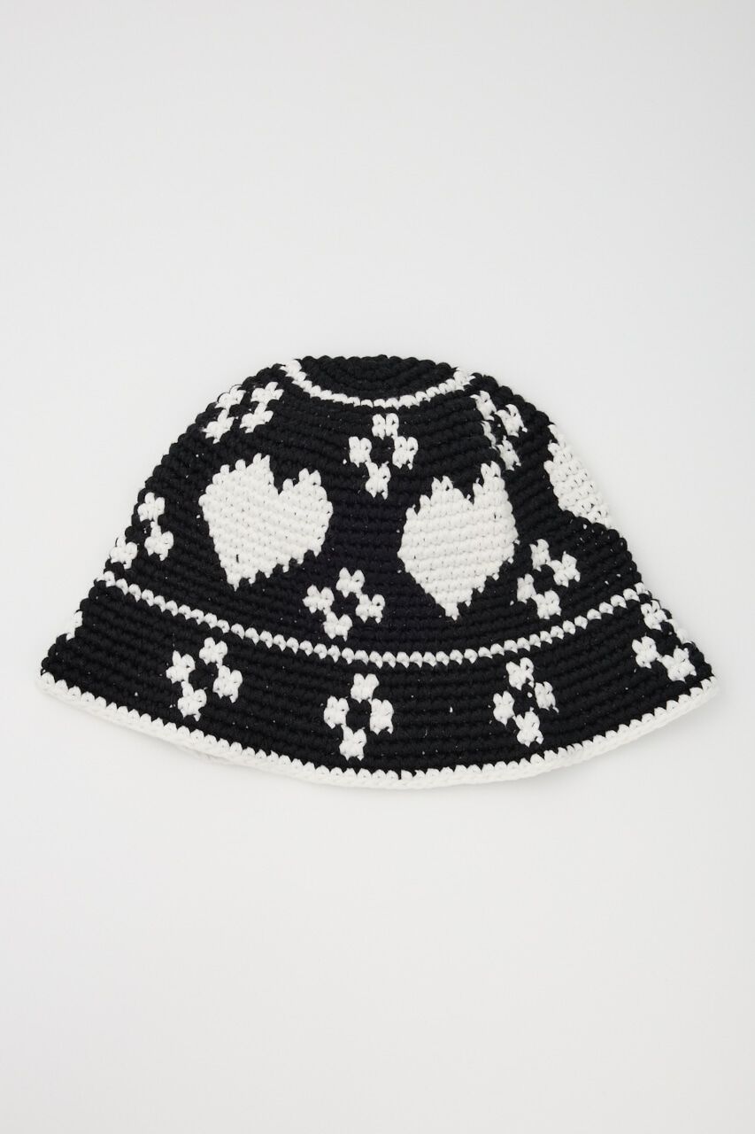 SLY「HEART KNIT BUCKET ハット」|その他|