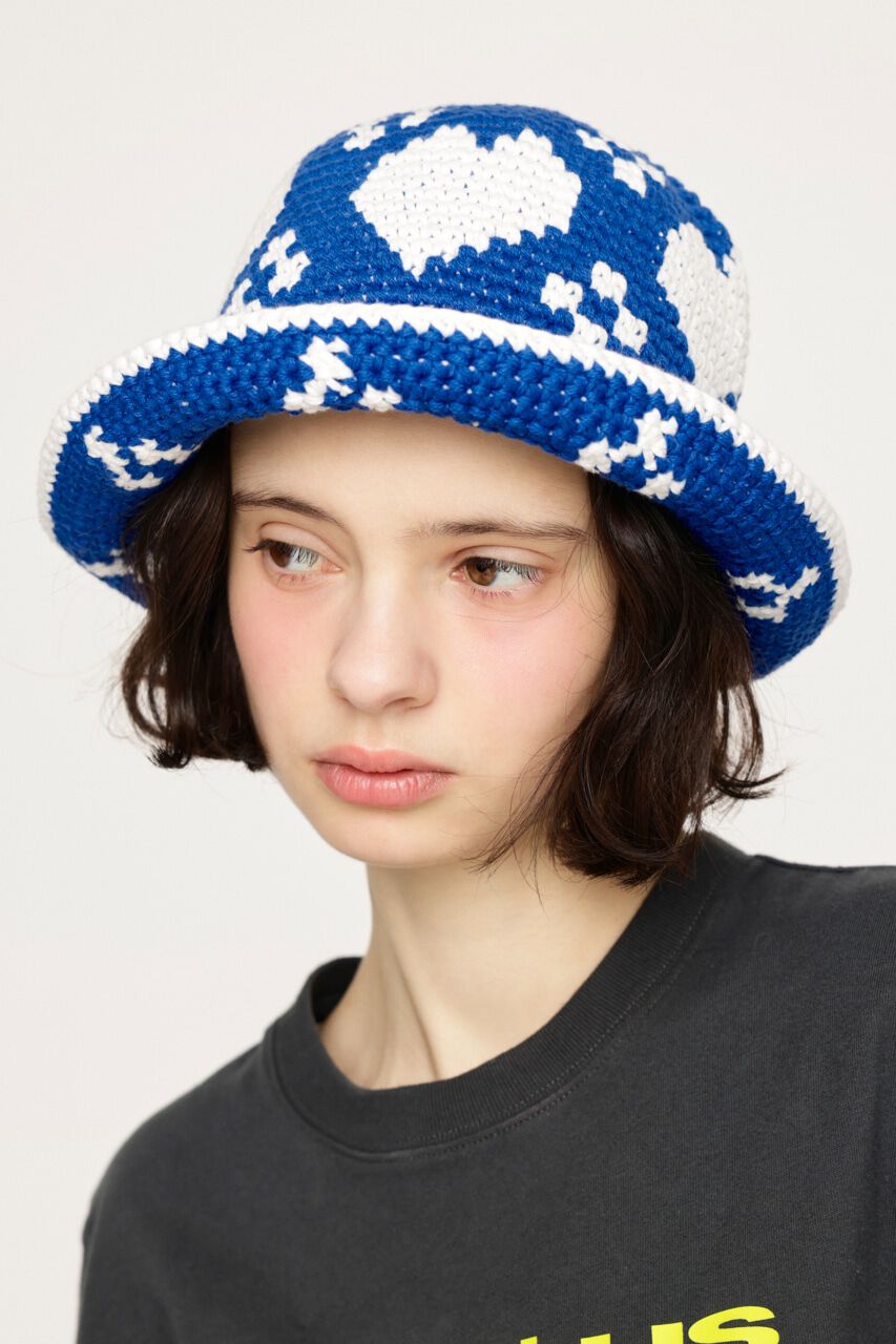 SLY「HEART KNIT BUCKET ハット」|その他|
