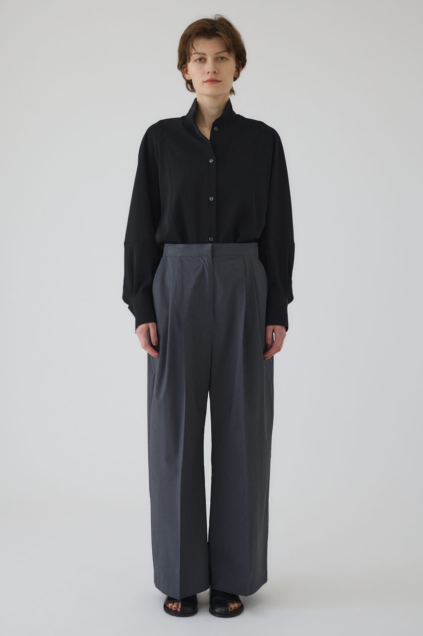 RIM.ARK 「Stand collar volume blouse」|シャツ・ブラウス|