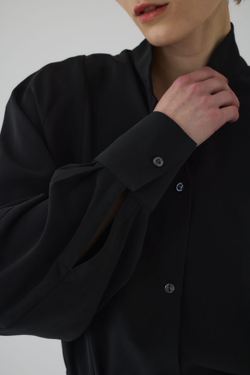 RIM.ARK 「Stand collar volume blouse」|シャツ・ブラウス|