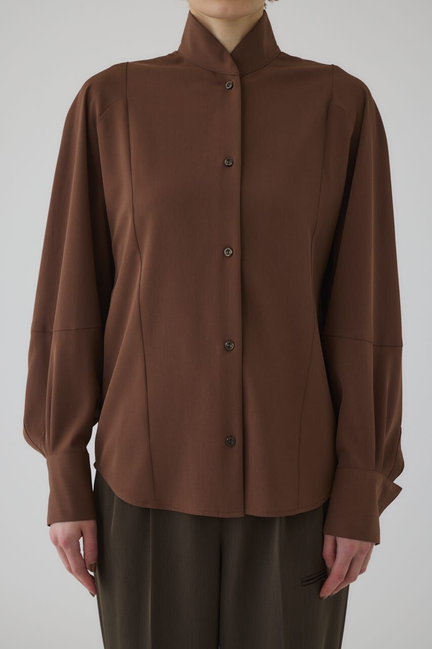 RIM.ARK 「Stand collar volume blouse」|シャツ・ブラウス|
