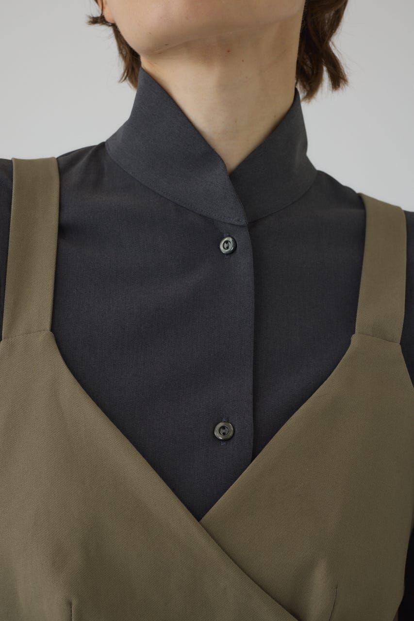 RIM.ARK 「Stand collar volume blouse」|シャツ・ブラウス|