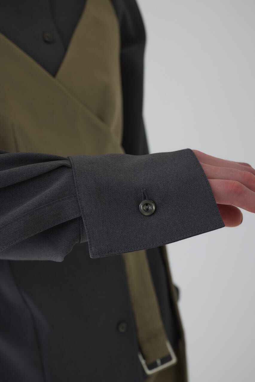 RIM.ARK 「Stand collar volume blouse」|シャツ・ブラウス|