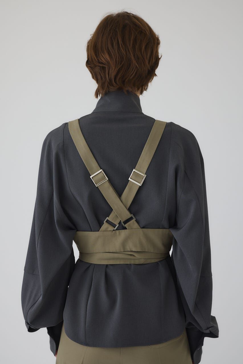 RIM.ARK 「Stand collar volume blouse」|シャツ・ブラウス|