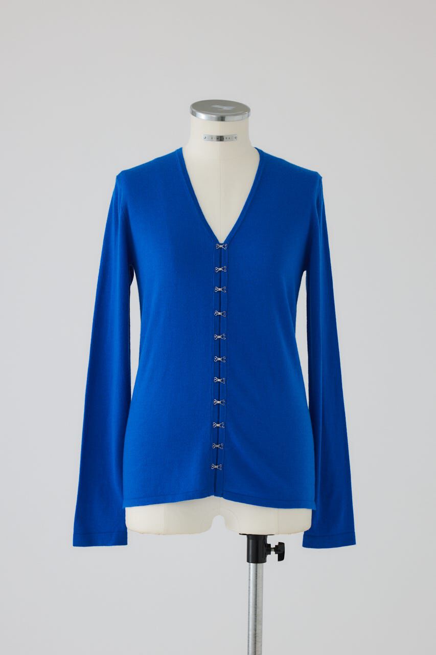 RIM.ARK 「Many hook V neck tops」|ニット・セーター|BLU