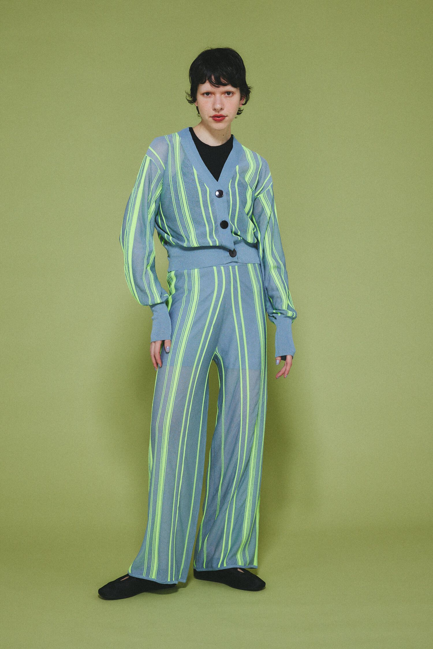 HeRIN.CYE「Ramdom patten cardigan」|ニット・セーター|