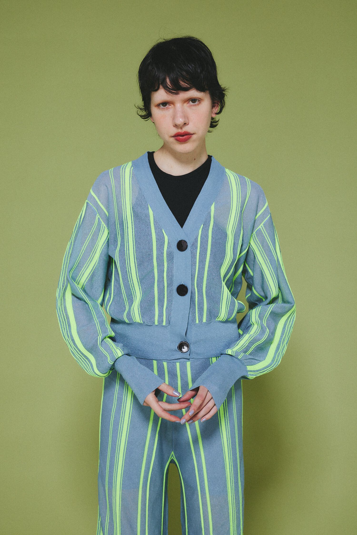 HeRIN.CYE「Ramdom patten cardigan」|ニット・セーター|