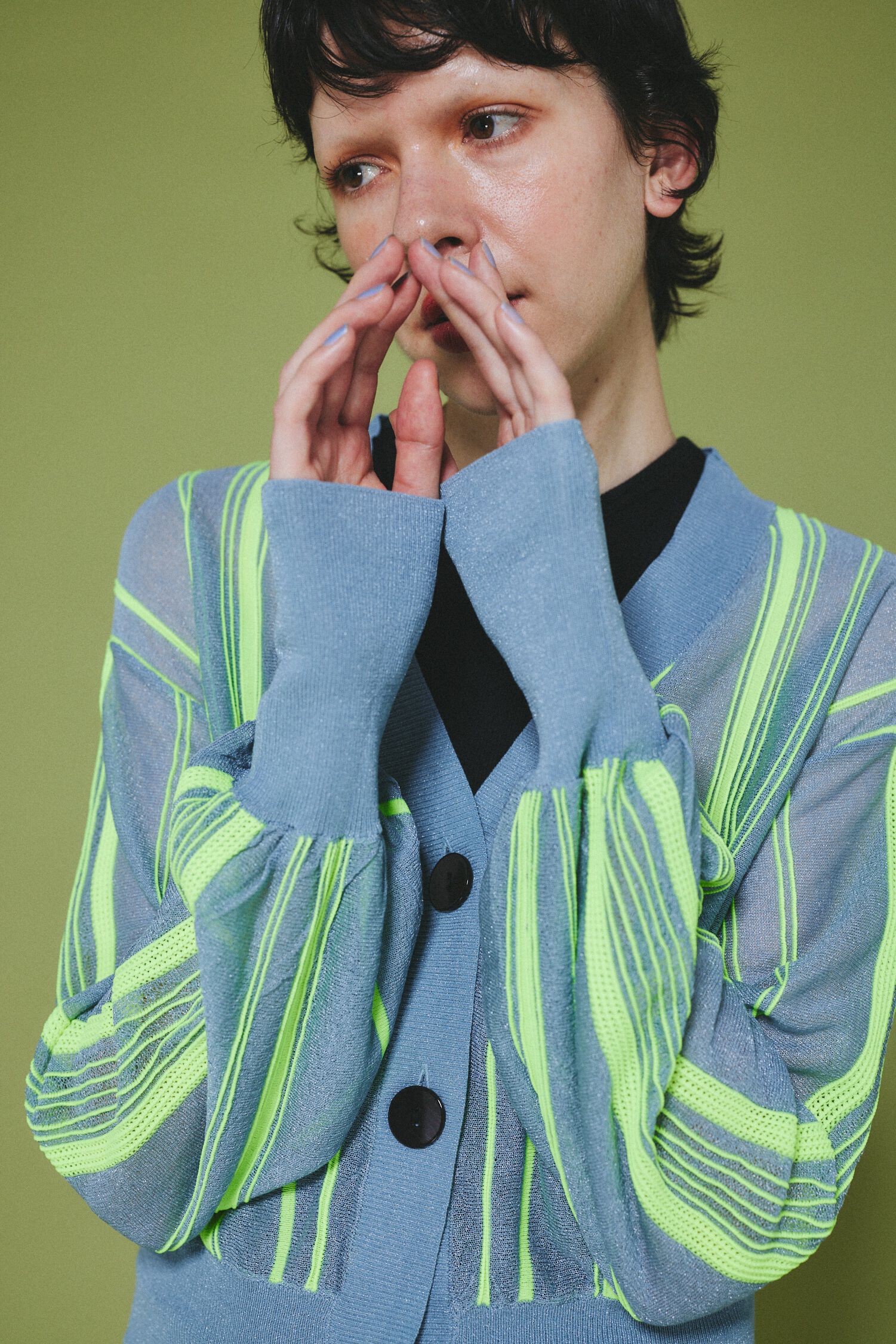 HeRIN.CYE「Ramdom patten cardigan」|ニット・セーター|