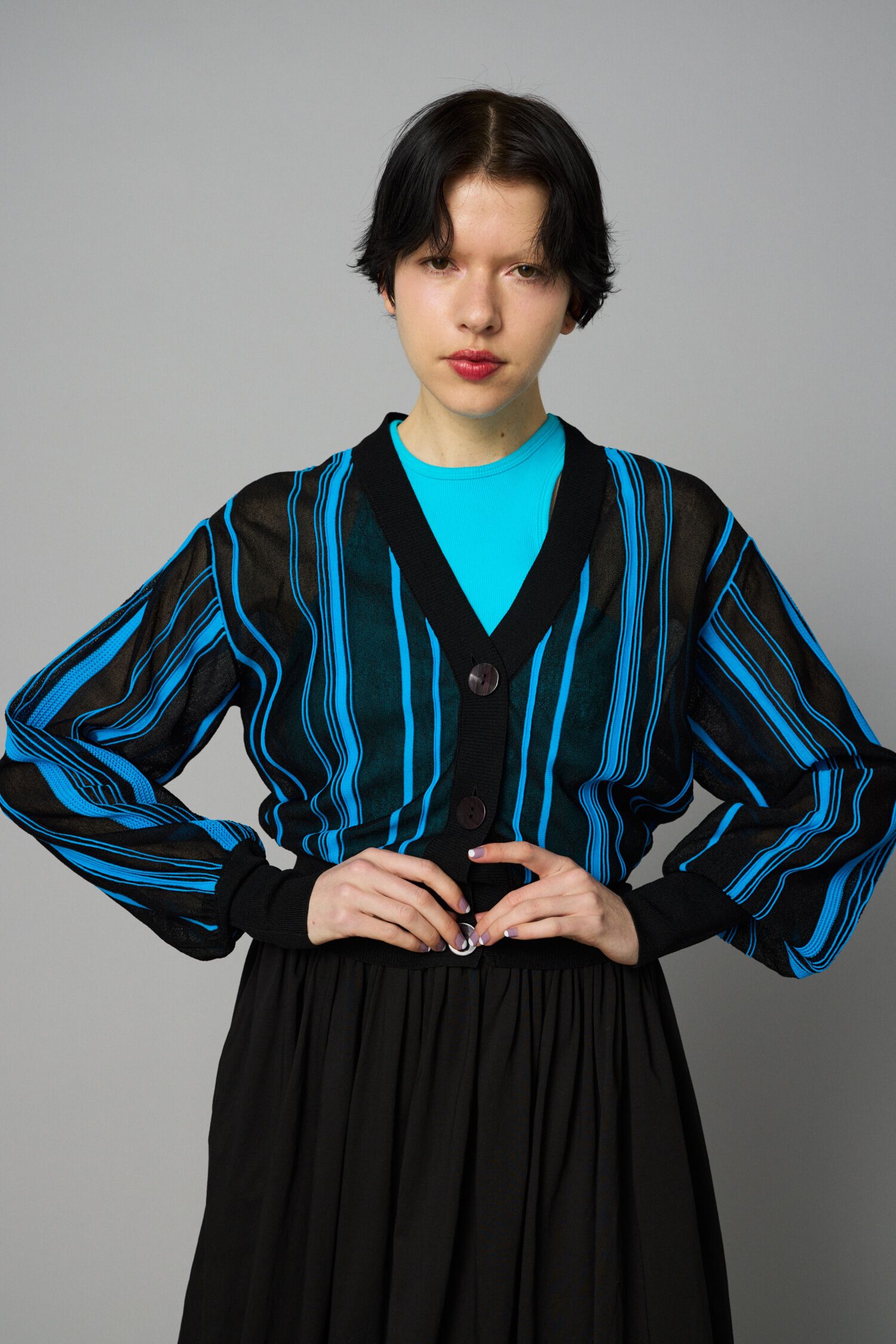 HeRIN.CYE「Ramdom patten cardigan」|ニット・セーター|