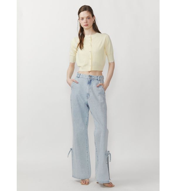 CALNAMUR「HEART OPENWORK KNIT CD/ハートオープンワークニットカーディガン」|ニット・セーター|