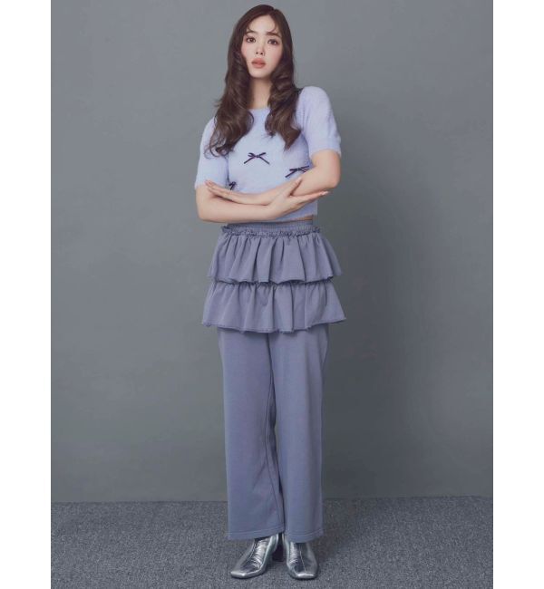 CALNAMUR「メニーリボンシャギーニット」|ニット・セーター|