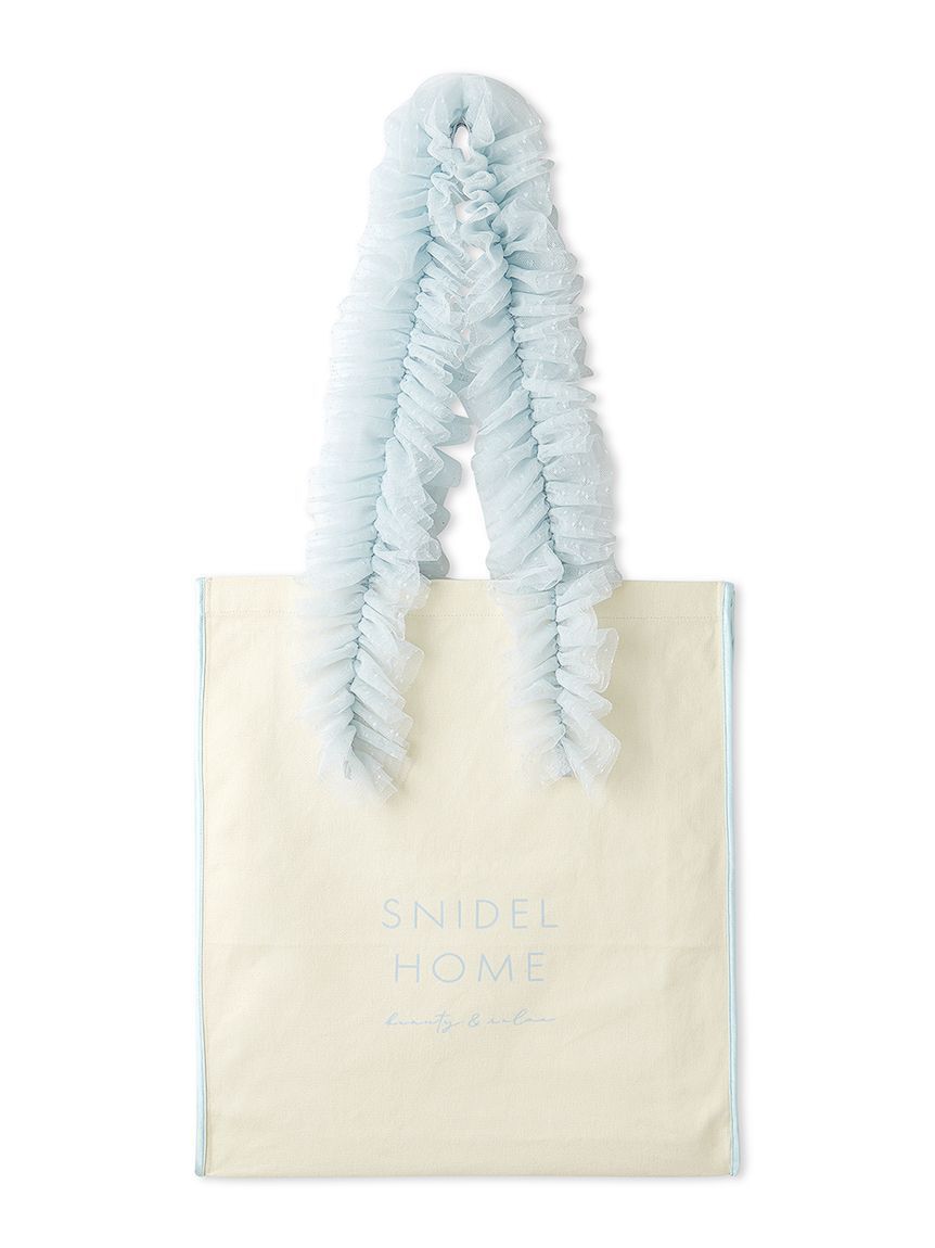 SNIDEL HOME「チュールキャンバスバッグ」|ハンドバッグ|