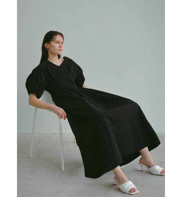 ELENDEEK「FORM SLEEVE WAIST TUCKED OP」|ワンピース|