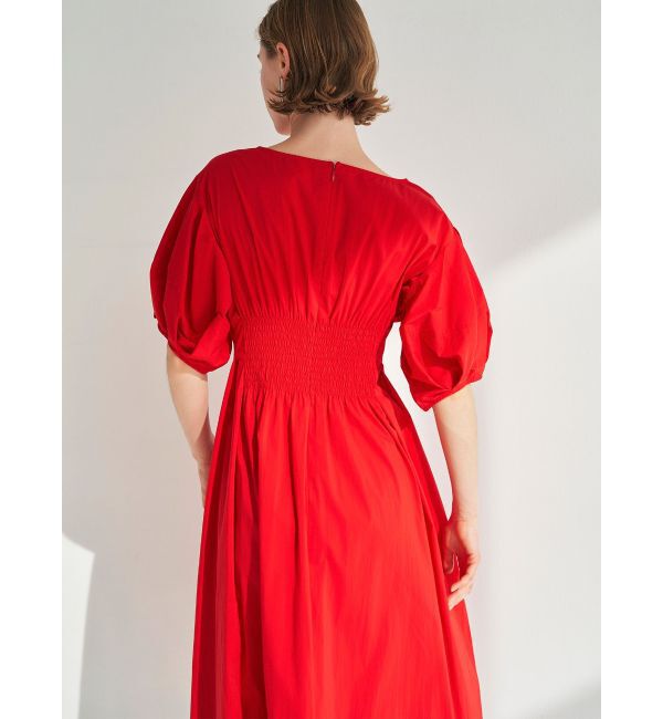 ELENDEEK「FORM SLEEVE WAIST TUCKED OP」|ワンピース|