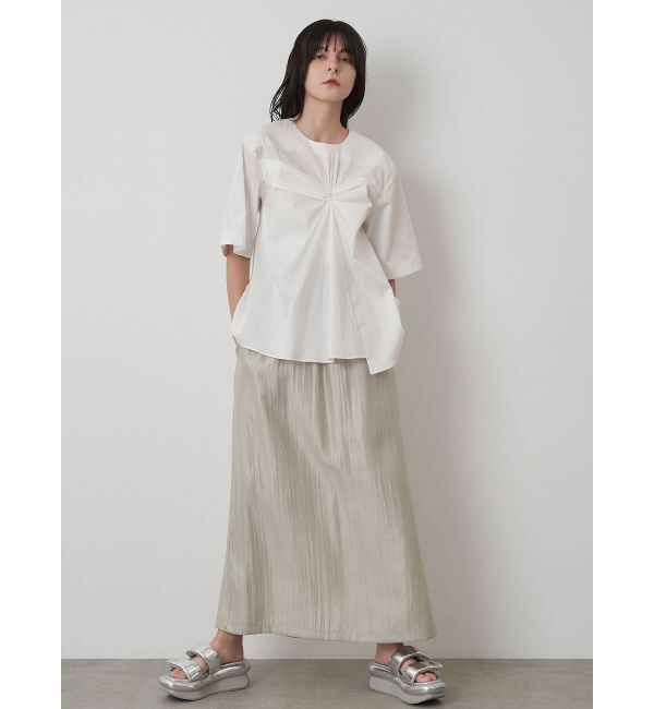 ELENDEEK「BUSTIER DRAPE BL」|シャツ・ブラウス|