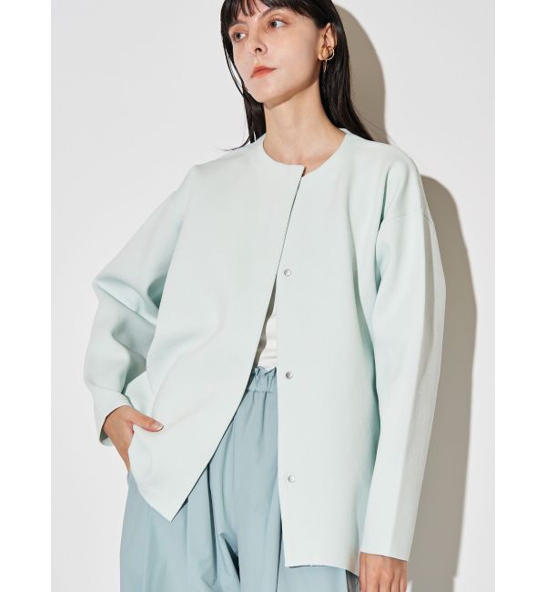 ELENDEEK「COCOON FORM CD」|カーディガン|ミントグリーン