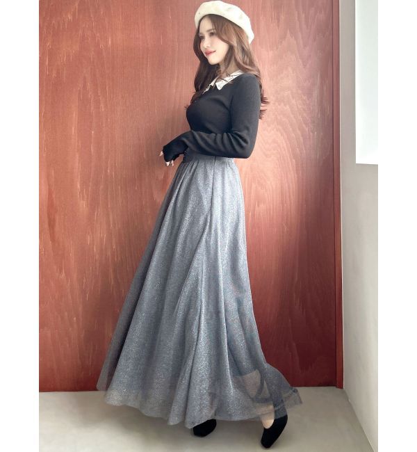 RESEXXY「ラメチュールボリュームスカート」|スカート|