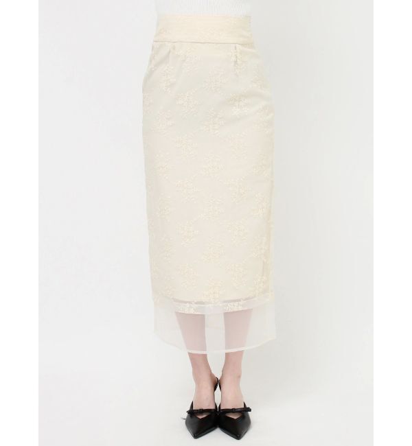 RESEXXY「エンブロイダリーシアースカート」|スカート|