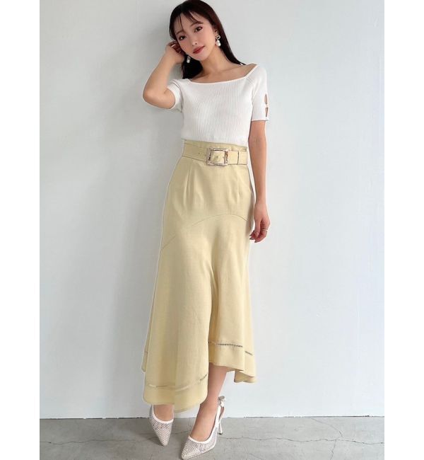 RESEXXY「アシンメトリーフレアマーメイドスカート」|スカート|