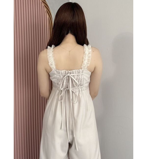 dazzlin「ハートチュールフリルオールインワン」|ワンピース|